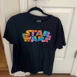 MENS BLACK LARGE STAR WARS TSHIRT